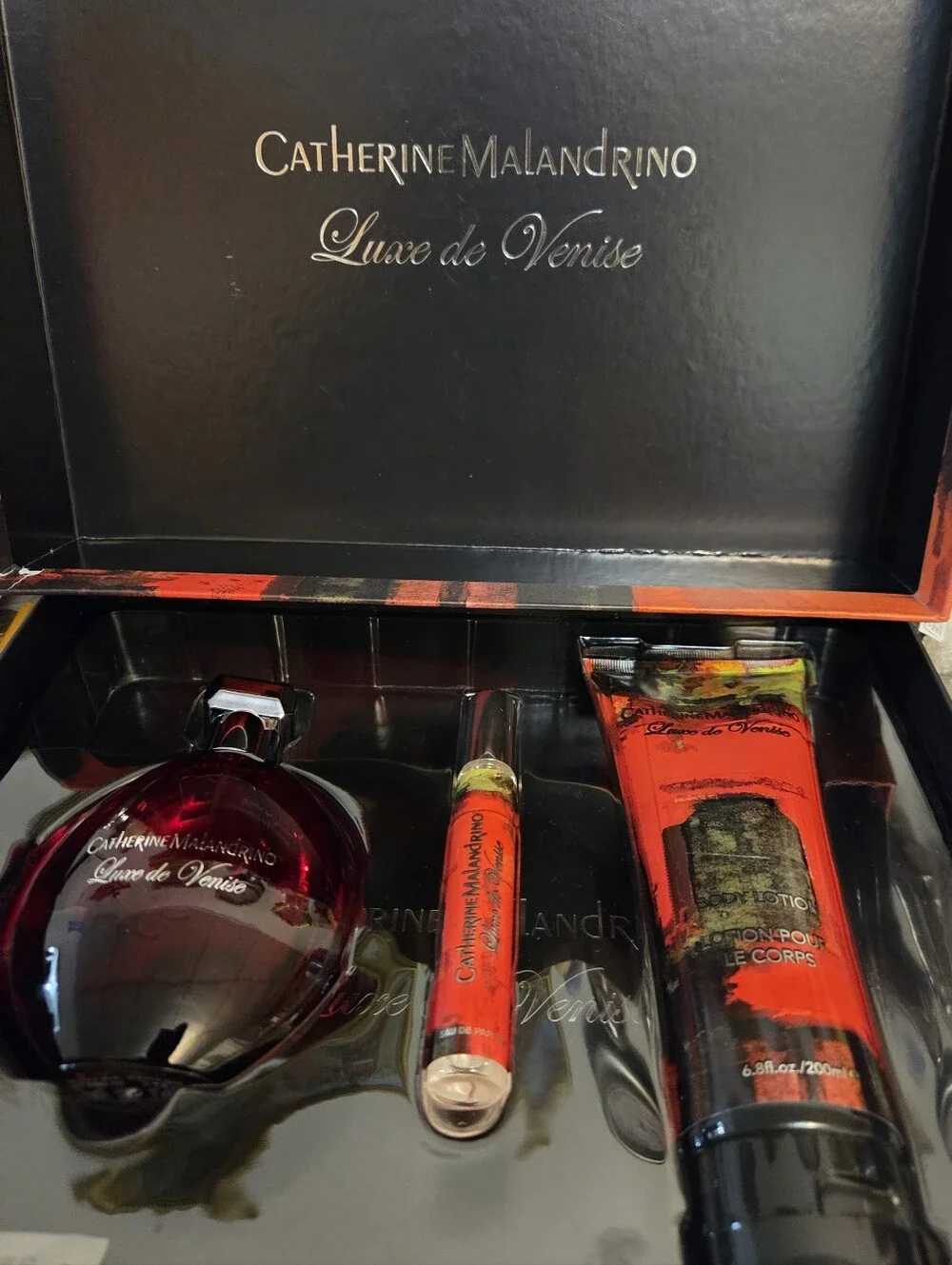 New Catherine Malandrino Eau De Parfume 3 piece Gift Set